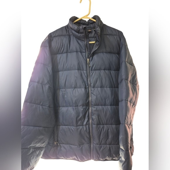 Swiss Tech Mens Xl Puffer Coat Xl Navy Blue - Picture 1 of 3